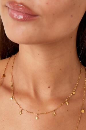 Necklace North Star Gold Stainless Steel h5 Picture3